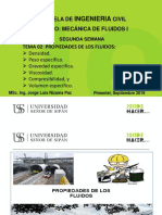 Mecanica de Fluidos I. Sesion #02