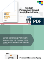 Materi Panduan Pencegahan Korupsi Dunia Usaha KPK - Munas Gakeslab