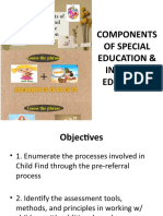Components of Special Education & Inclusive Education