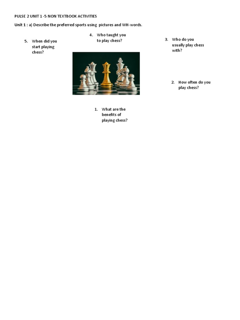 PULSE 2 Non-Textbook Activities Guide | PDF