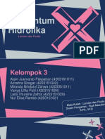 Momentum Hidrolika - Larutan Fluida - Kelompok 3