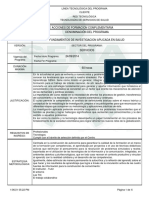 Diseño de Acciones de Formacion Complementaria Denominación Del Programa