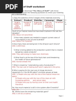 The Story of Stuff Worksheet | PDF | Recycling | Waste