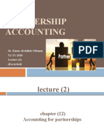 Partnership Accounting: Dr. Eman Abdallah Othman Y2-T1-2020 Lecture (2) (Recorded)