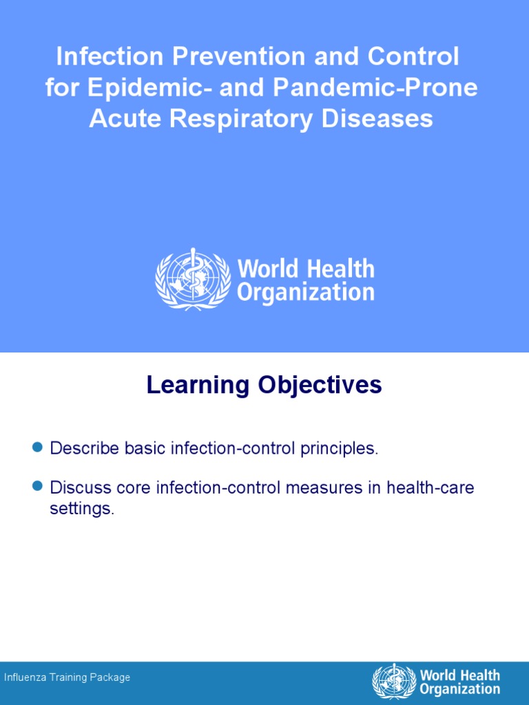Infection Control for Respiratory Diseases | PDF | Transmission ...
