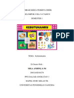 Lembar Kerja Peserta Didik Kelompok Usia 5-6 Tahun Semester 1