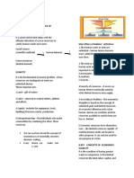 Managerial Economics A.Economics As The Science of Scarcity Economics