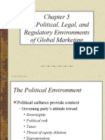 The Political, Legal, and Regulatory Environments of Global Marketing