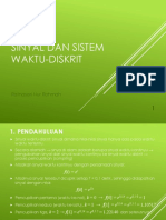 Materi 6 - Sinyal Dan Sistem Waktu Diskrit