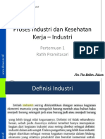 PT1 - Proses Industri Dan Kesehatan Kerja - Industri