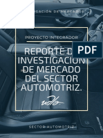 Reporte de Investigación de Mercado Del Sector Automotriz.: Proyecto Integrador