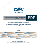 Ind 005.13 - Procedimento Operativo Para Intervencoes No Sistema Eletrico Da Ceb-d