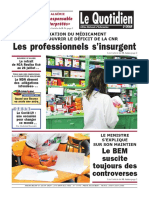 Les Professionnels S'insurgent: Le Quotidien