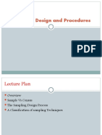 Sampling: Design and Procedures