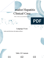 Minimalist Hepatitis Clinical Case by Slidesgo