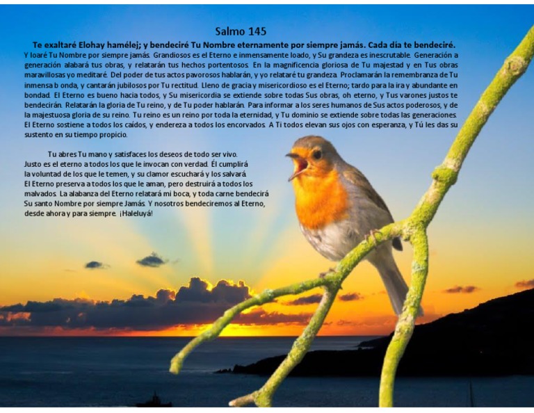 Salmo 145: Alabanza y Misericordia | PDF