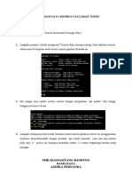 Modul Basis Data Membuat Database Termux