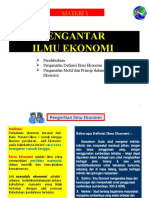 EKO - Materi 1 Ekonomi