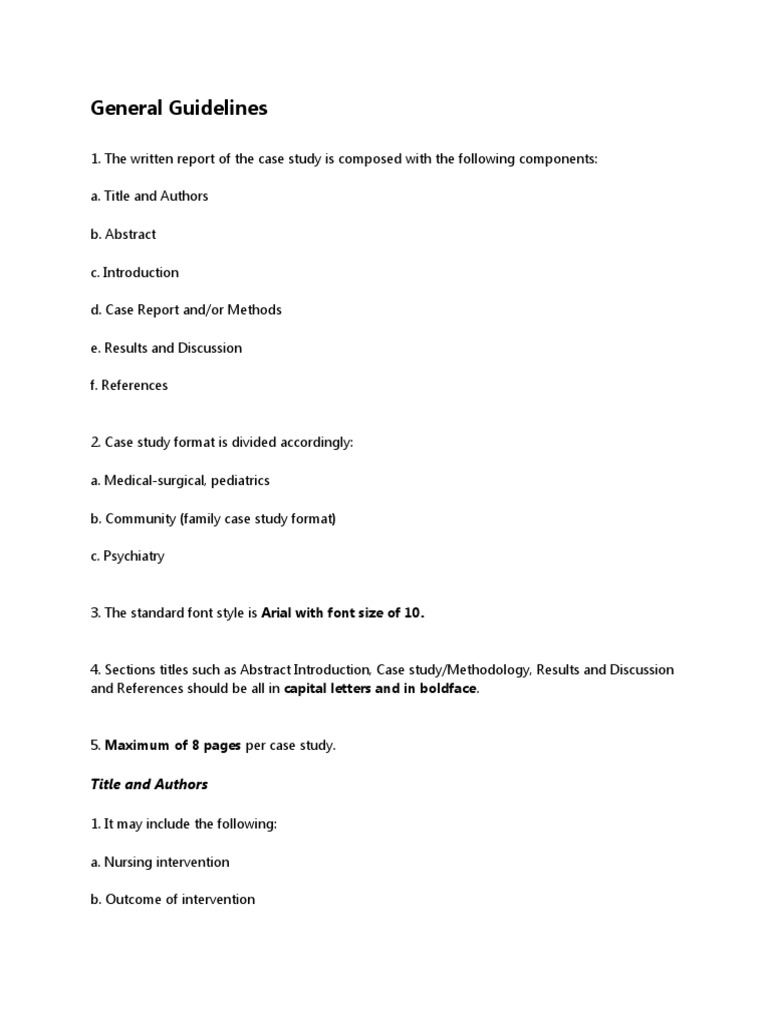 example case study abstract