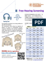 Free Hearing Screnning - Apr-May