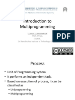 Multiprogramming in 8086 Microprocessor