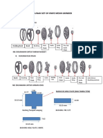 Susunan Set of Knife Mesin Grinder