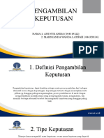 1B KEL 3 MODUL 4 PENGAMBILAN KEPUTUSAN - ANI NUR ANISA - 044319122 Dan MARSYANDA WANDA LATIFAH - 044320134