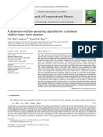 A DRP Algorithm for a Nonlinear Shallow Water Wave Equation