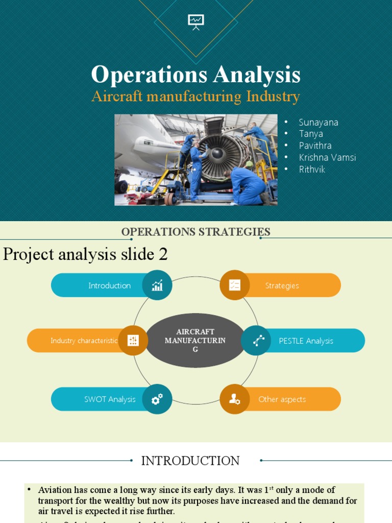 Aircraft Manufacturing Operations Analysis | PDF | Airlines | Audit