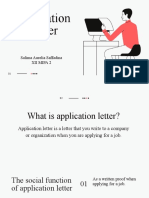 Application Lettter: Salima Aurelia Saffadina Xii Mipa 2