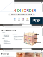 Skin Disorder and Cutaneous Drug Reaction 