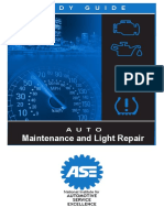 (G1) Auto Maintenance and Light Repair Certification Test - Study Guide 2021