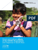 Direct and Indirect Effects and Response in South Asia: of The COVID-19 Pandemic