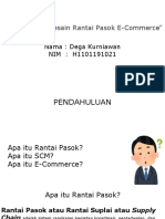"Strategi Dan Desain Rantai Pasok E-Commerce": Nama: Dega Kurniawan NIM: H1101191021