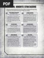 Imperial Knights Army Rules Guide | PDF | Knight | Military