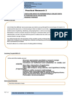 Practical Research 2 - Module 3 (2021)