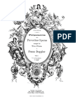 DOPPLER, Arr. Potpourris From Favorite Operas For Two Flutes