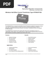 Speciality Magnetic Components: Miniature Hall Effect Current Transformer Type HTP50CPT/2K