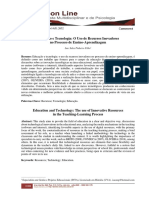 Educação e Tecnologia O Uso de Recursos Inovadores No Processo de Ensino-Aprendizagem_Pinheiro Filho