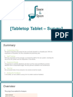 Tabletop Tablet - Survey