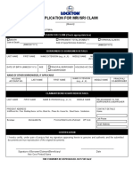 Application For MRI - SRI Claim Pag-Ibig