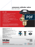 In-Line High-Pressure Cylinder Valve: Simple Valve or With RPV / MPR