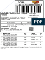 No. Resi: 000806752336: Penerima: Sentra Rajut Nur Rahma Yulyanne Pengirim