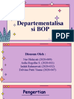 Departementalisasi Bop Kel D