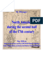 North America During The Second Half of The 17th Century. Author: Dimitar Al. Dimitrov