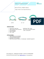 Technical Specifications: LC-SC LC - LC ST - LC