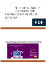 Panduan Penutupan SKP Untuk Pegawai Yang Pindah Jabatan Atau PD Pada SiPendekar