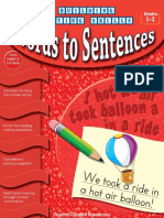 Building Writing Skills Words To Sentences Grades 1-2