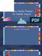 Super Stellar Planner For Middle School
