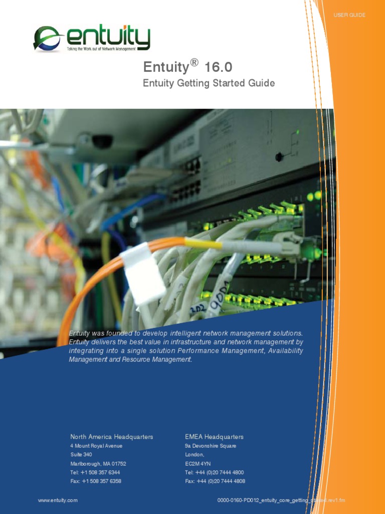 Entuity 16.0 Getting Started Guide | PDF | Port (Computer Networking ...